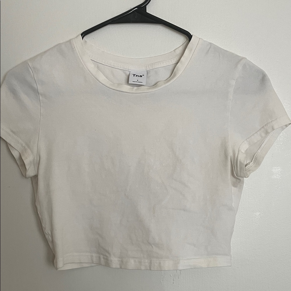 TNA Classic White Crop Top